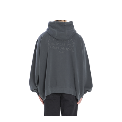Graphite Cotton Oversize Sweatshirt In Gray - Image 4