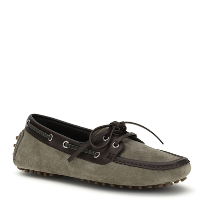 Lace-up Suede Loafers - Image 2