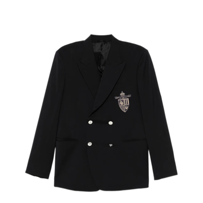 Straight-Cut Double Breasted Wool Jacket - Image 1