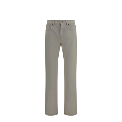 Tapered Denim Jeans - Image 1
