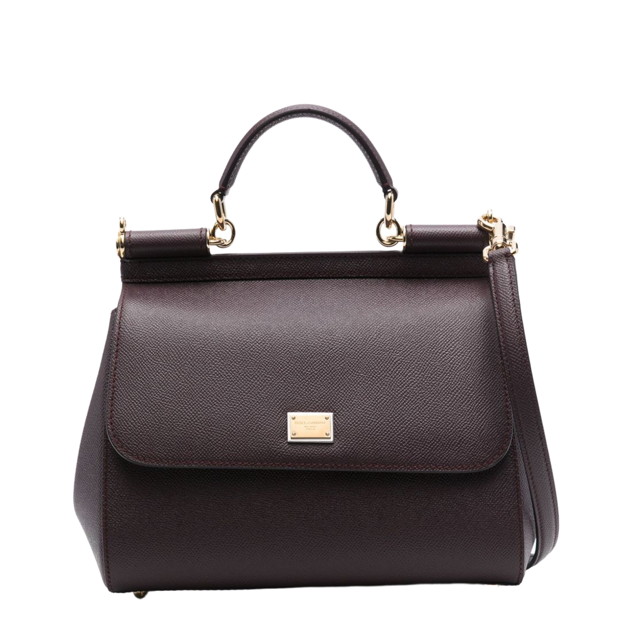 Large Sicily Handbag in Bordeaux - Image 1