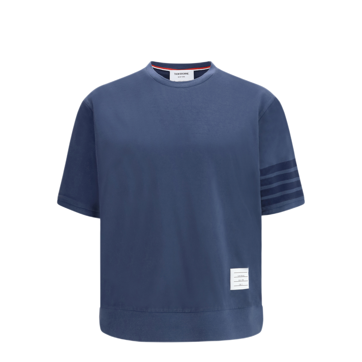 4 Bar Cotton Jersey T Shirt - Image 1