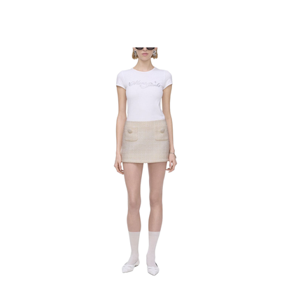 Tweed Mini Skirt - Image 2