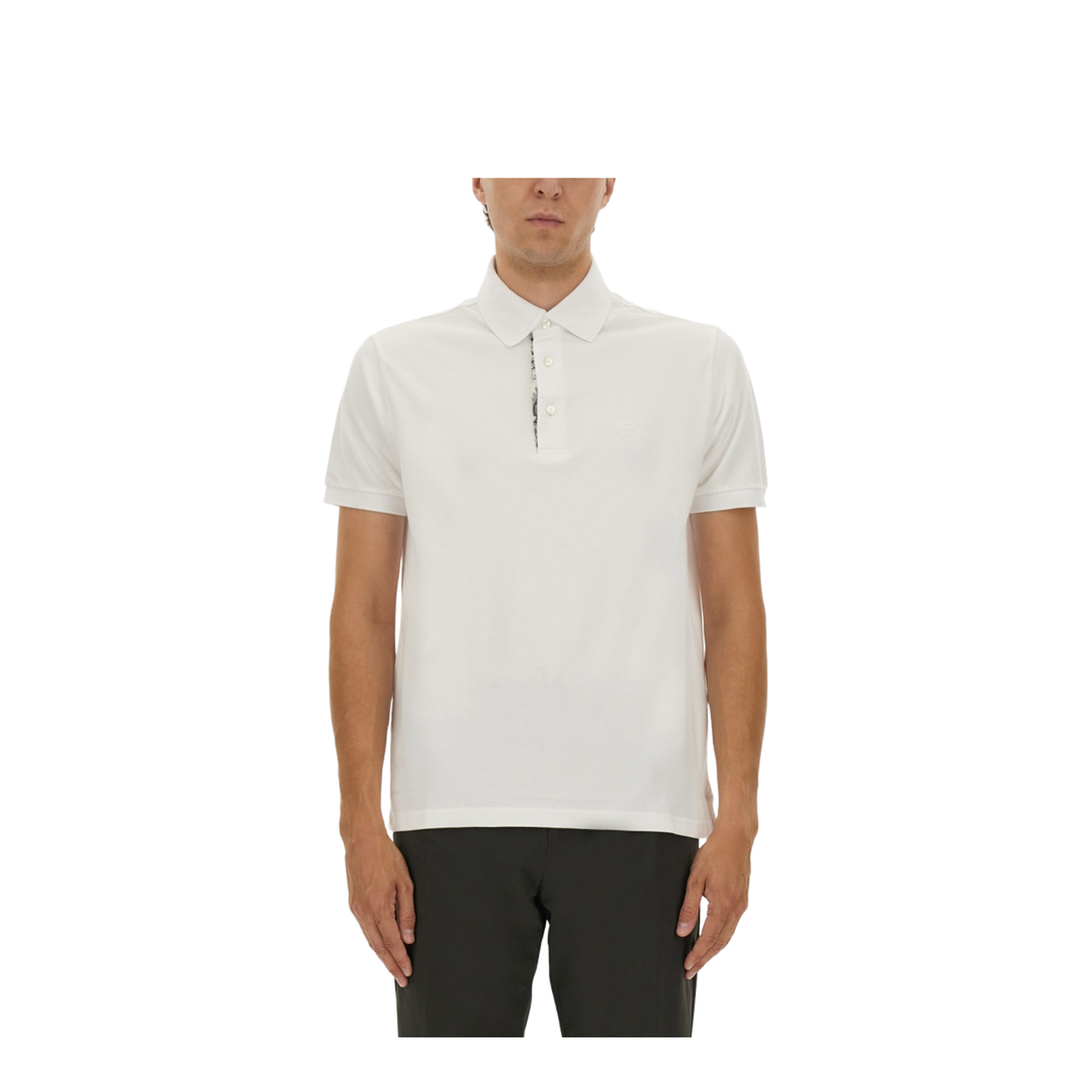 Polo Shirt with Embroidered Pegasus - Image 1