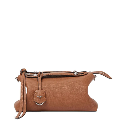 By The Way Selleria Medium Calf Leather Handbag - Brown - Image 1