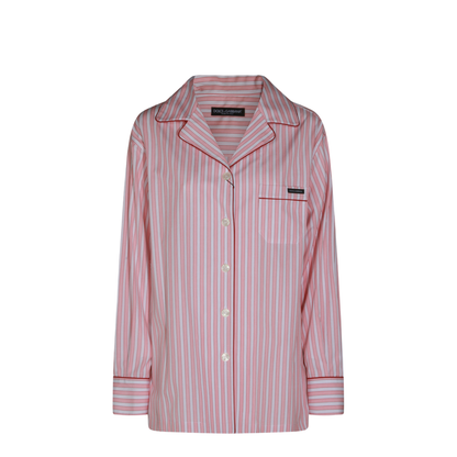 Striped Poplin Shirt In Multicolor - Image 2