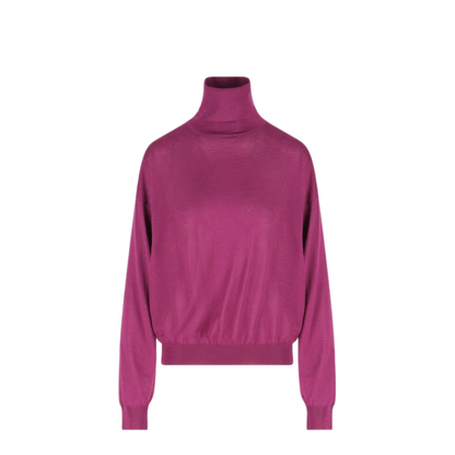 Roll-Neck Wool Sweater - Image 1
