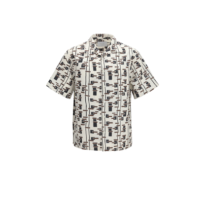Patterned Bowling Shirt - Image 1