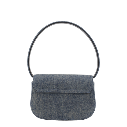 1DR Denim Shoulder Bag - Clear Blue - Image 5