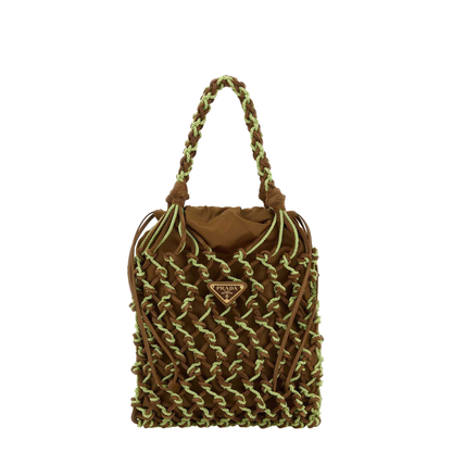 Two-tone Mesh Handbag - Image 1
