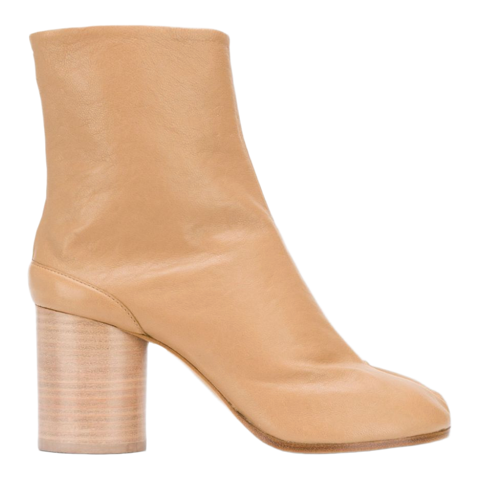 Brown Leather Tabi Ankle Boots - Image 15