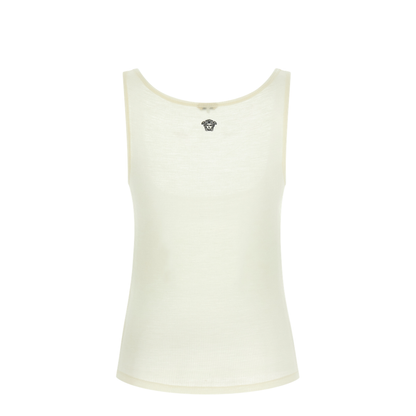 'La Medusa' Embroidery Top White - Image 2