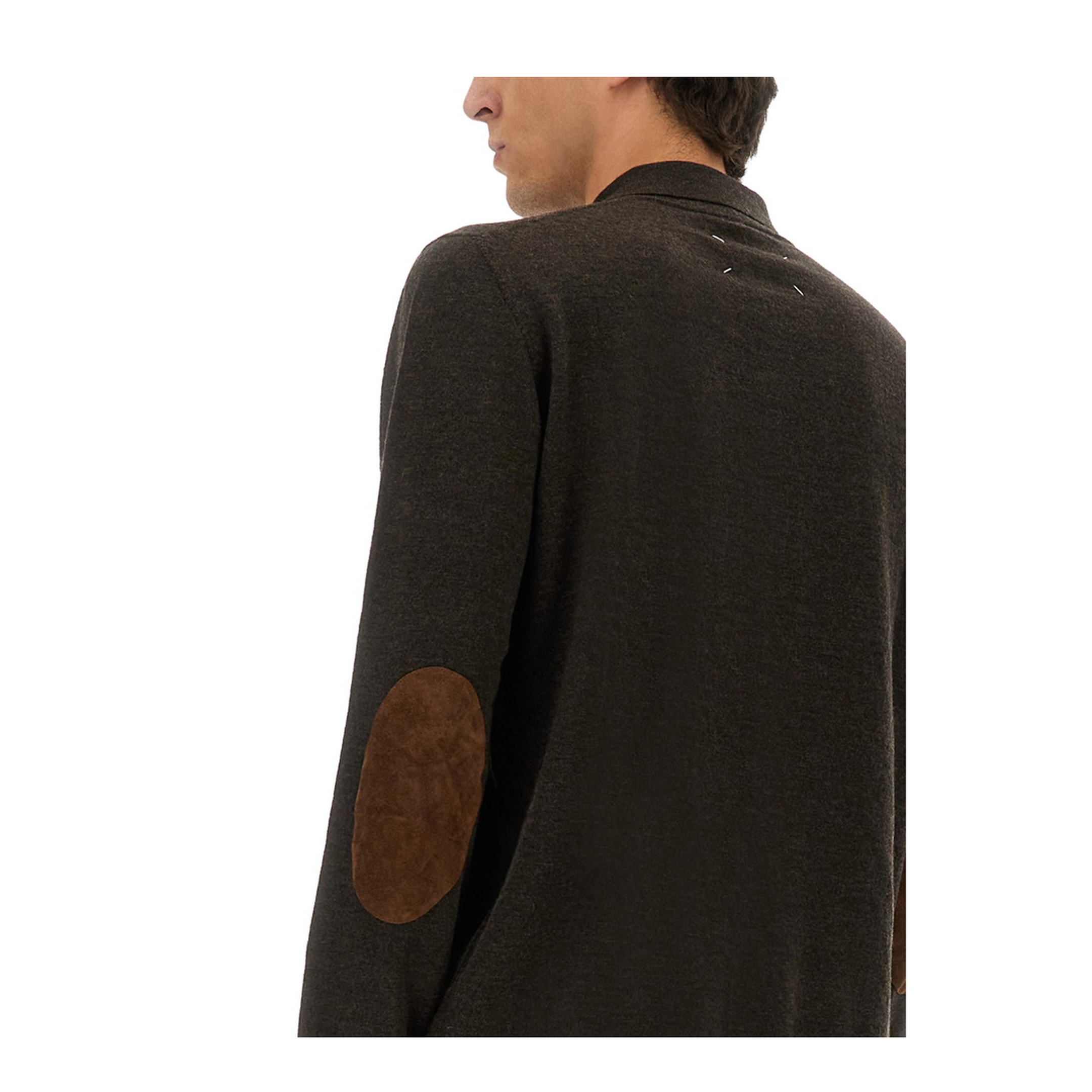 Wool Polo Shirt - Brown - Image 4