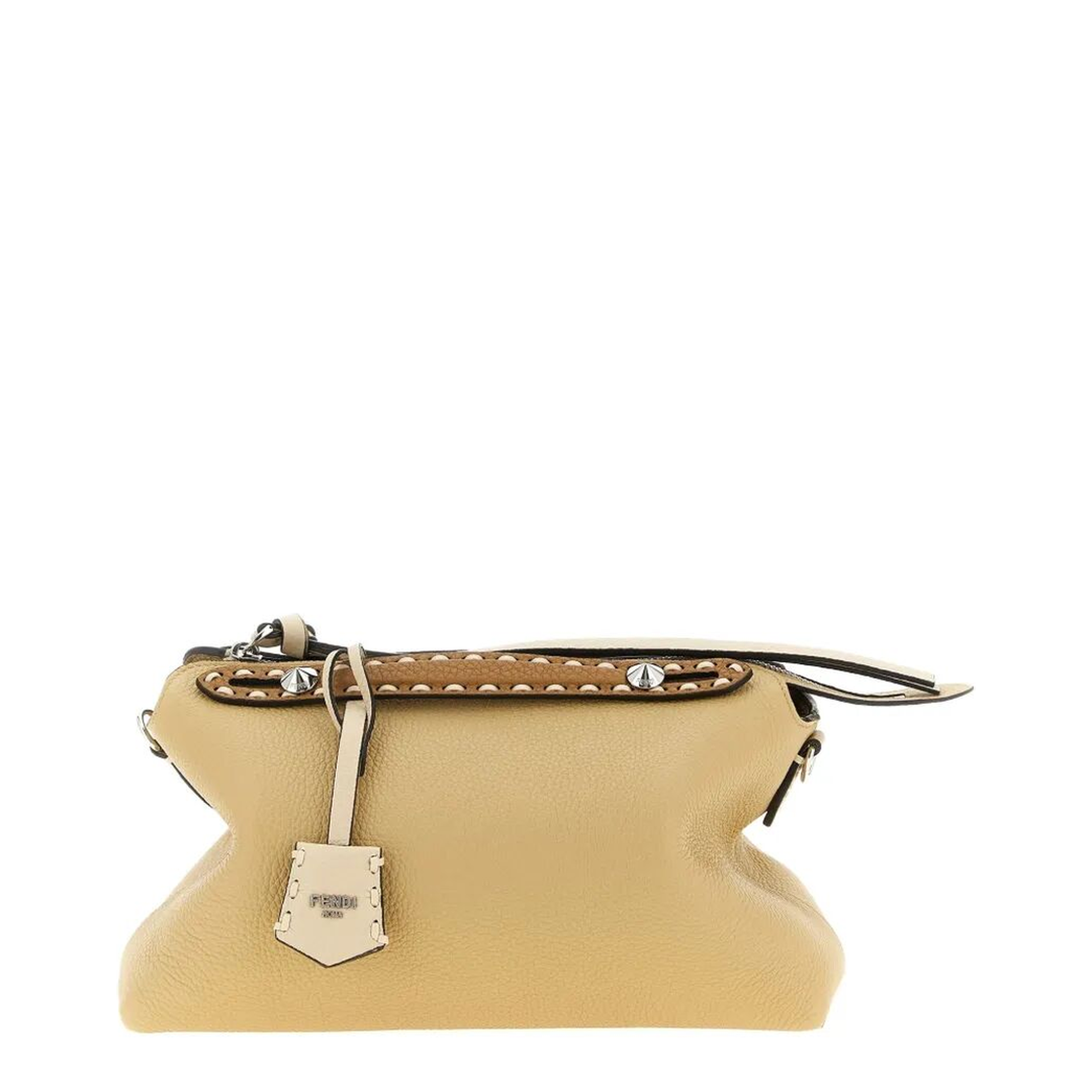 By The Way Medium Leather Crossbody Bags - Beige - Image 3