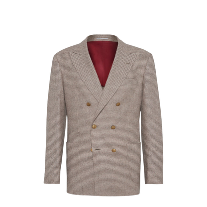Wool and Silk Double-Breasted Jacket - Image 1