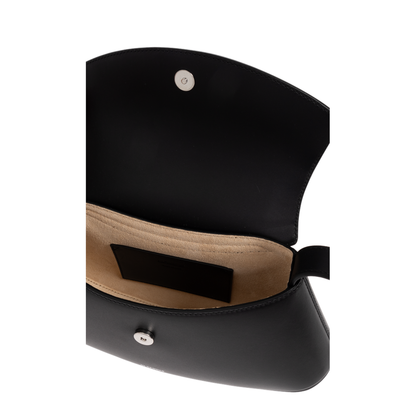 Eldorado Small Calfskin Crossbody - Black - Image 5