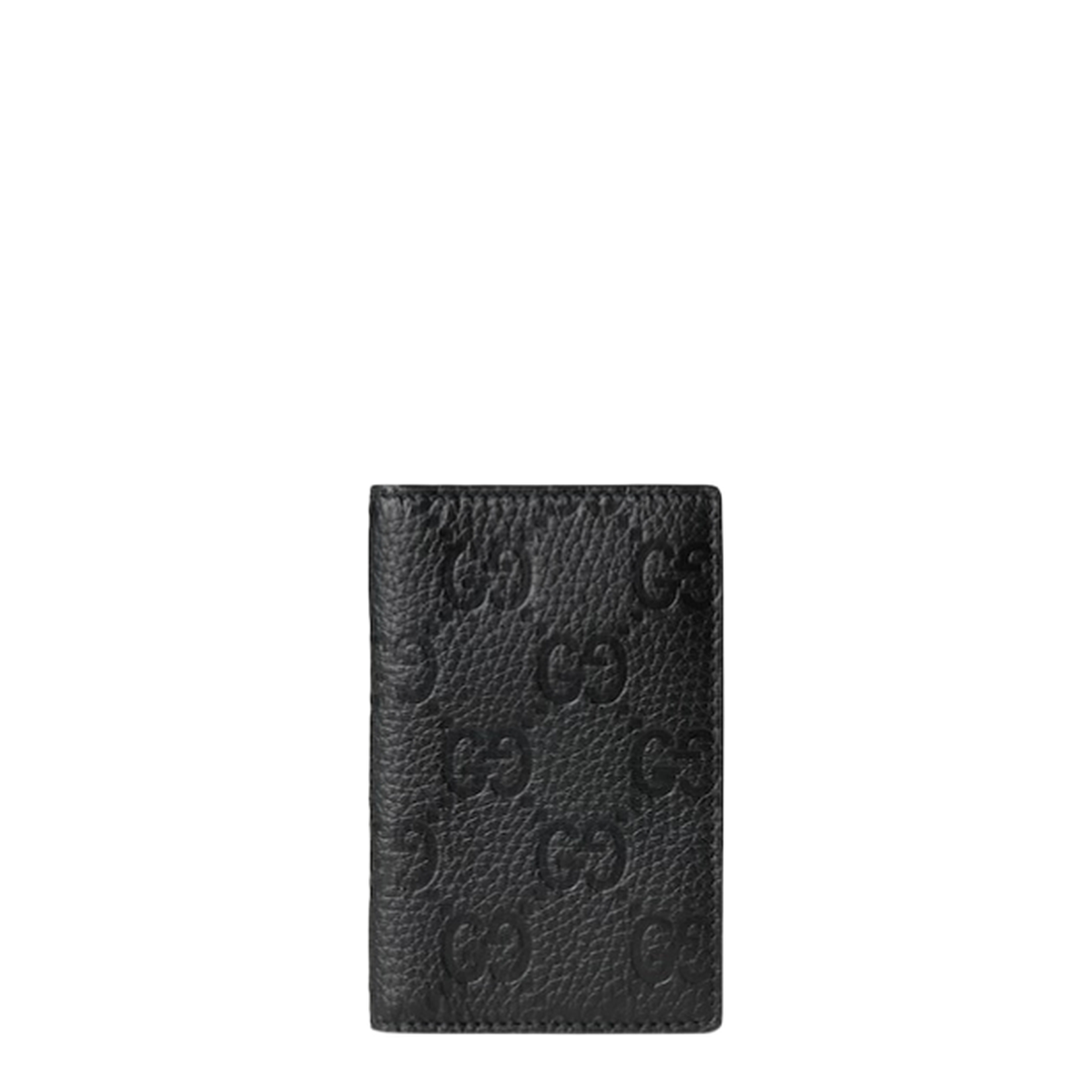 Imprint Long Card Case Leather Black - Image 1