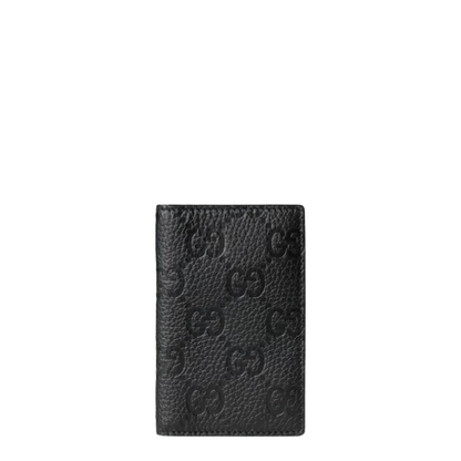 Imprint Long Card Case Leather Black - Image 1