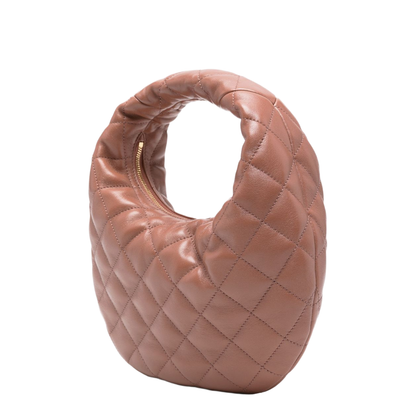 Icarino Quilted Nappa Handbag - Hortensia - Image 2