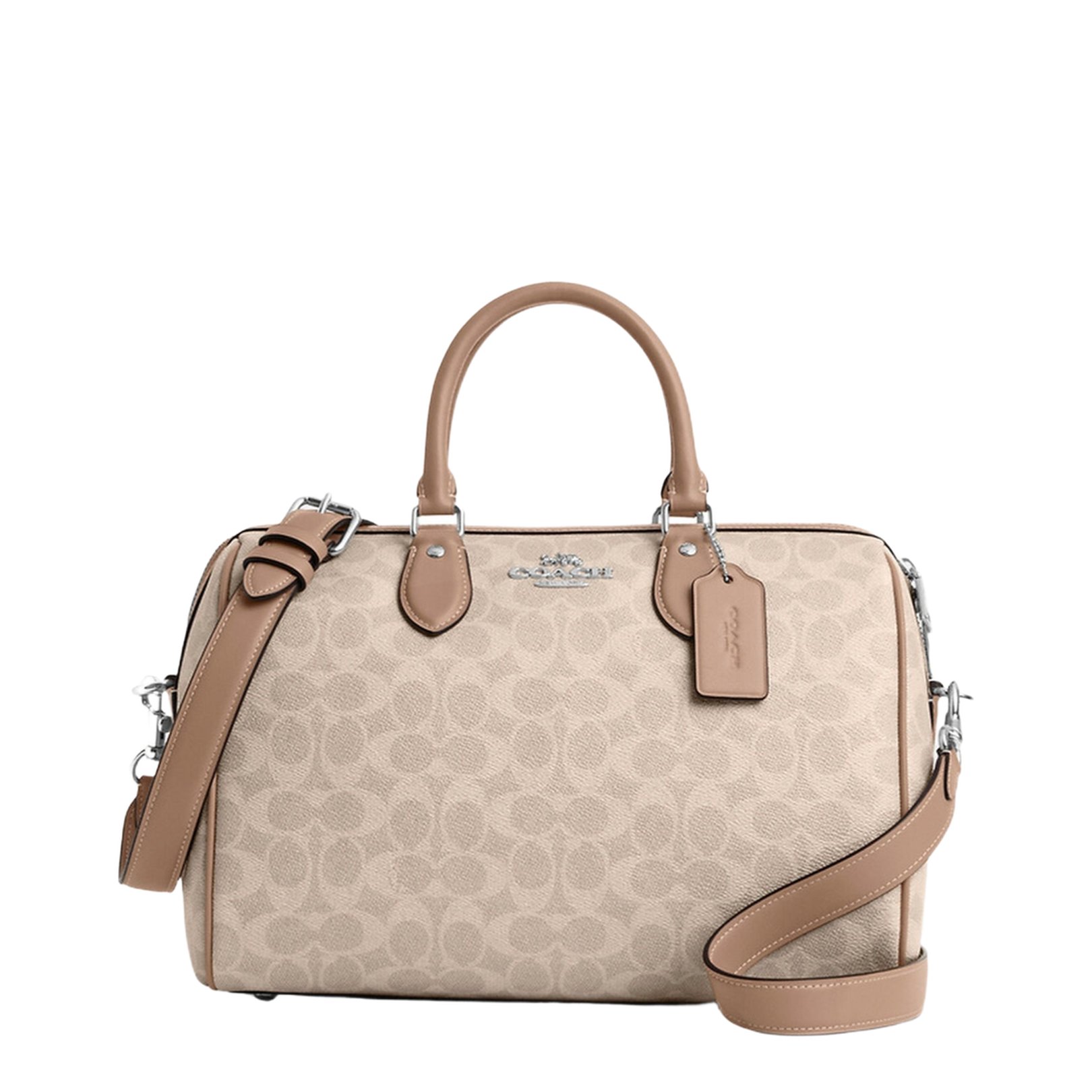 Rowan Satchel Bag In Signature Canvas - Image 1