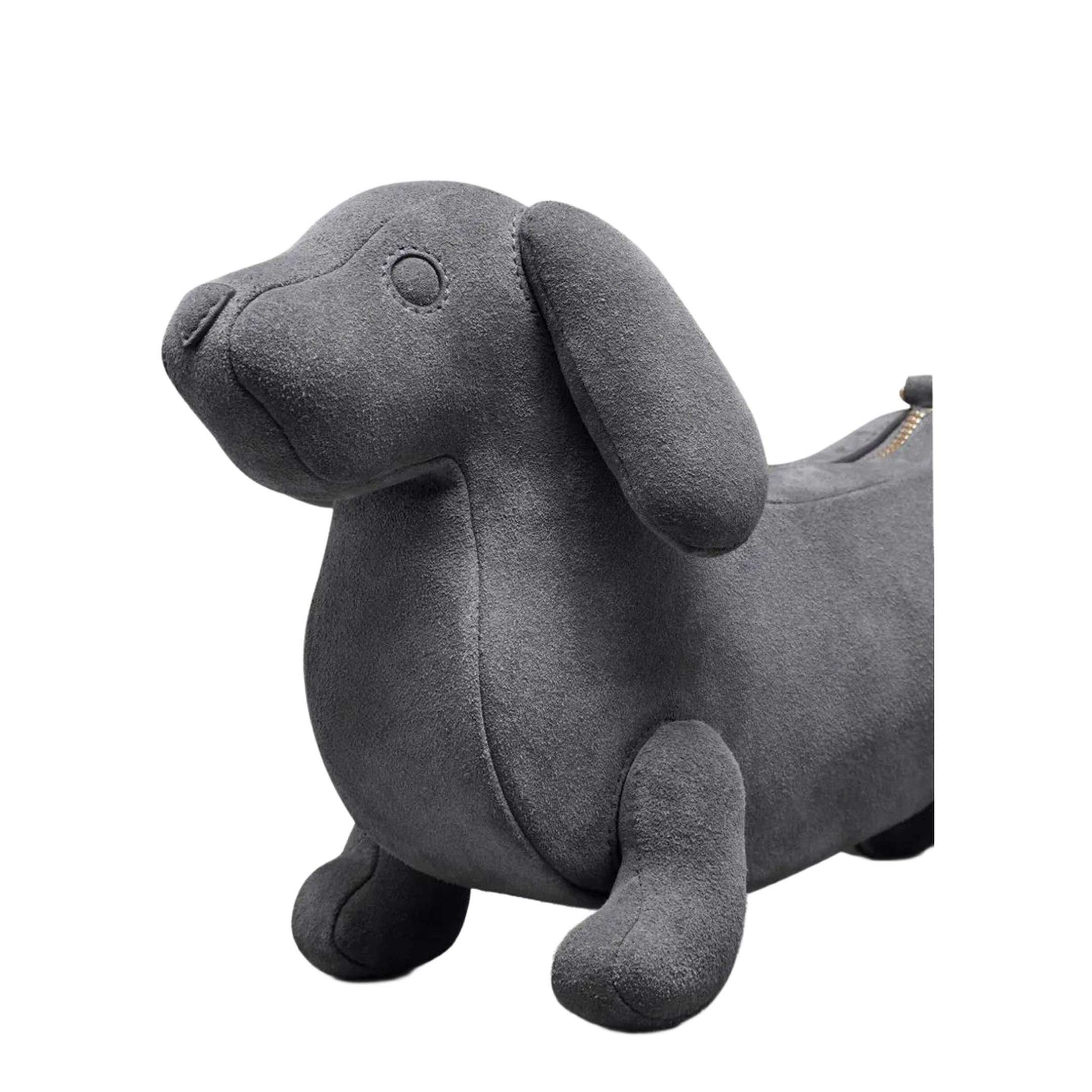 Hector Suede Shoulder Bag Grey - Image 1