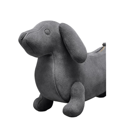 Hector Suede Shoulder Bag Grey - Image 1