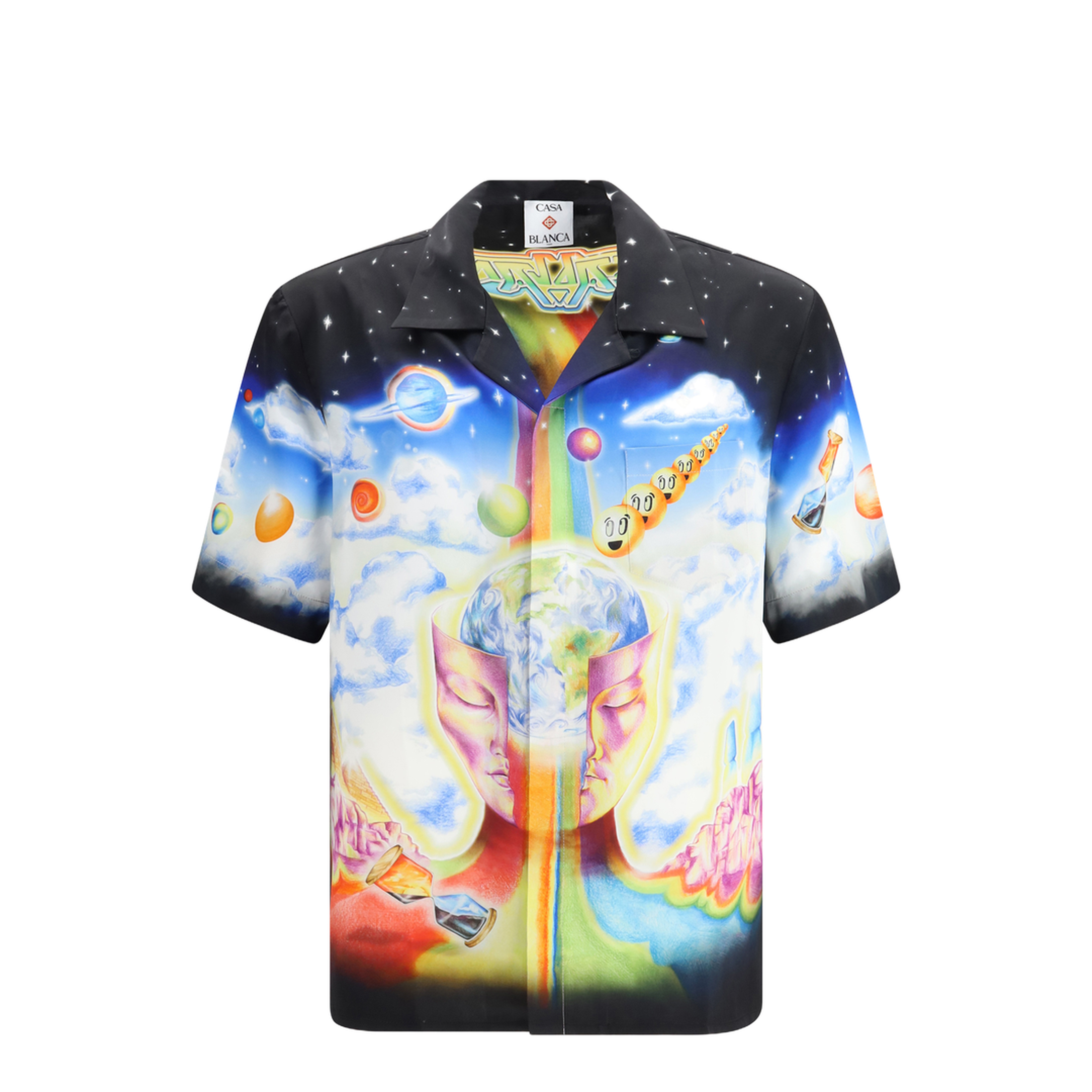 Cuban Shirt with Graphic Print - Image 1