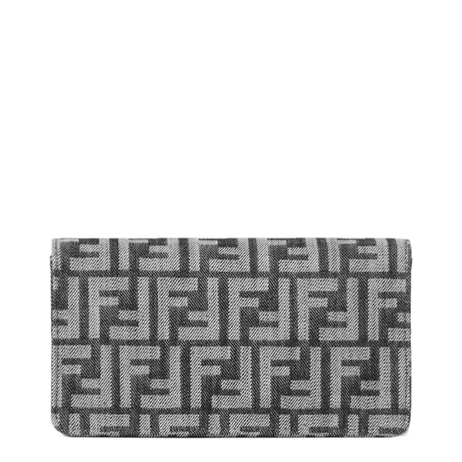 Wallet On Chain Baguette Fabric Blue - Image 3