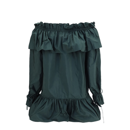 Ruffled Nylon Poplin Dress - Image 2