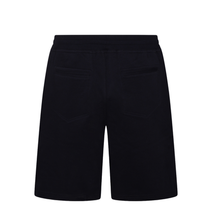 Techno Cotton Fleece Bermuda Shorts Black - Image 4