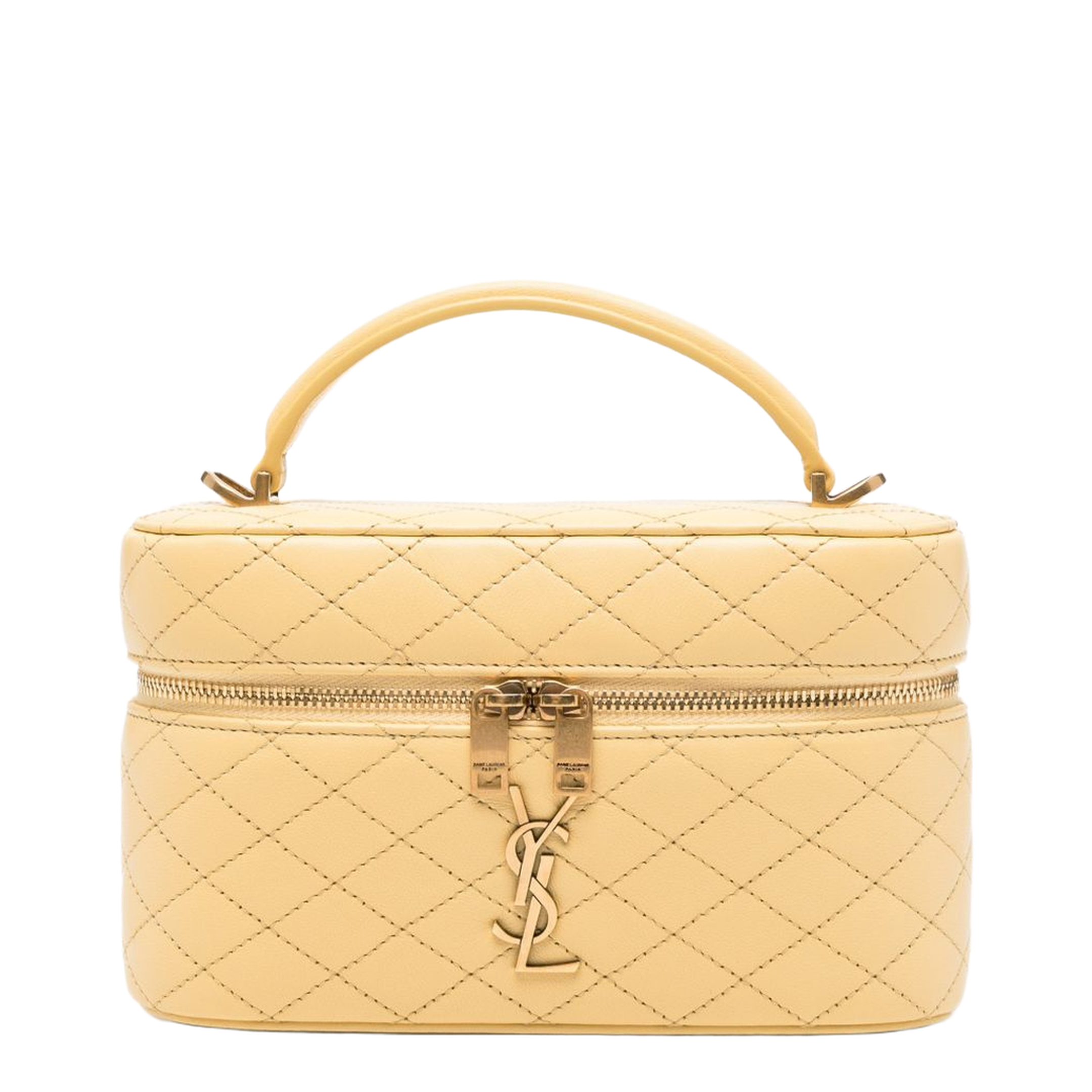 GABY Vanity in Lambskin in Yellow - Image 1