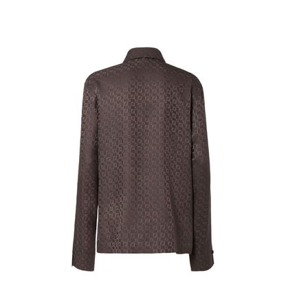 Shirt Silk Brown - Image 3
