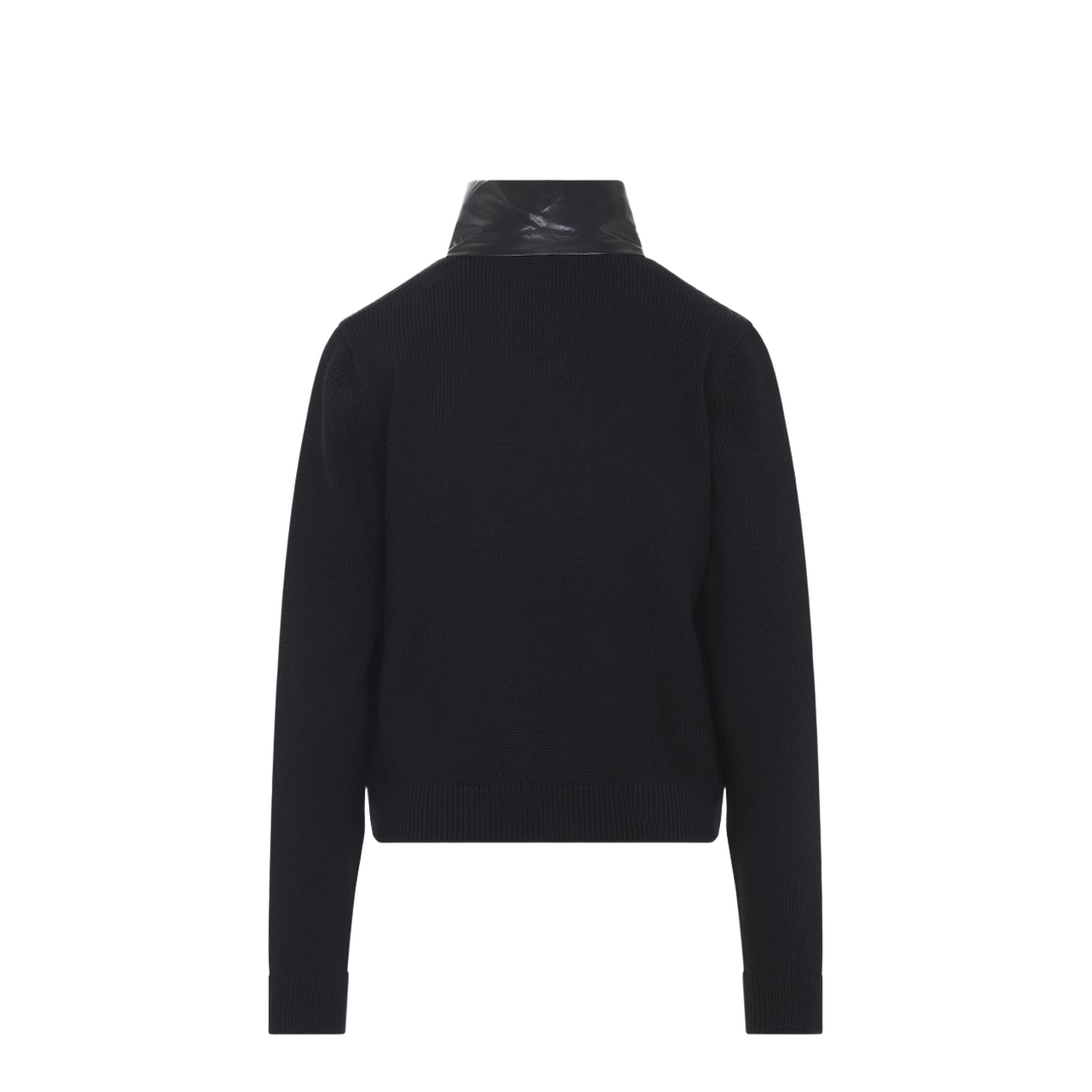 Padded Zip-Up Wool Cardigan - Image 3