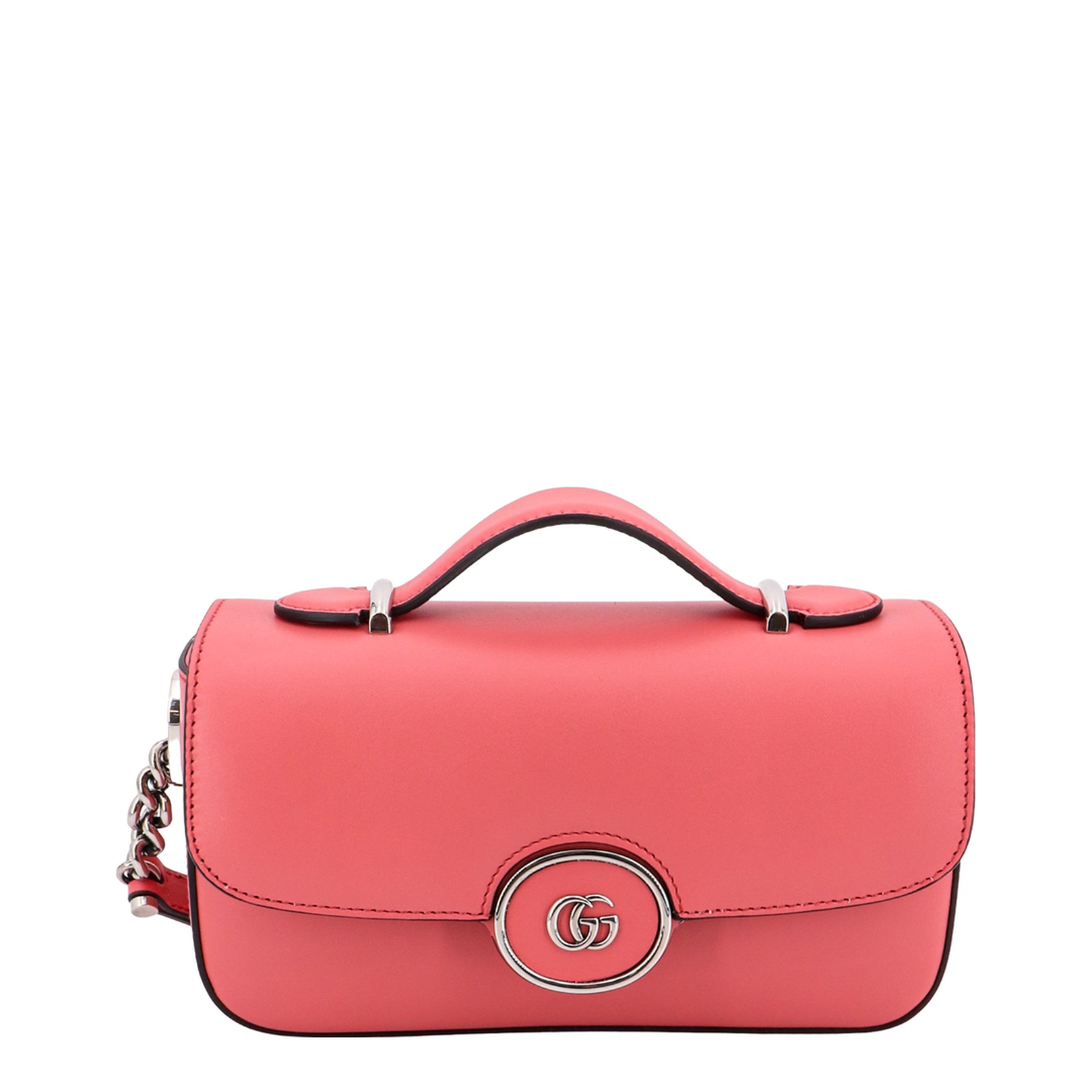 GG Milano Small Leather Crossbody Bags - Coral - Image 1