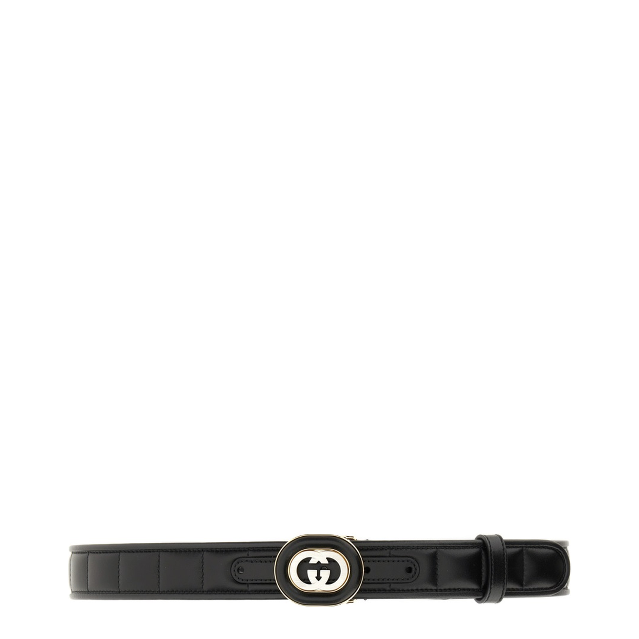 Black Leather Belt - Image 1