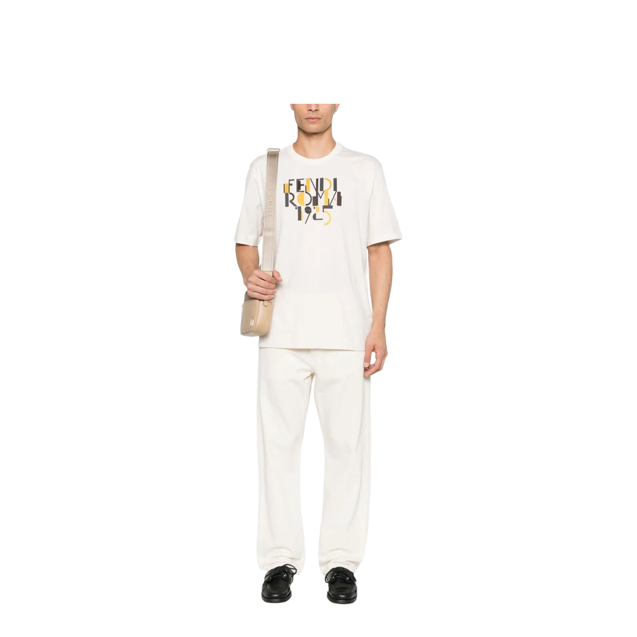 Roma 1925 Print Cotton T-Shirt - Image 6