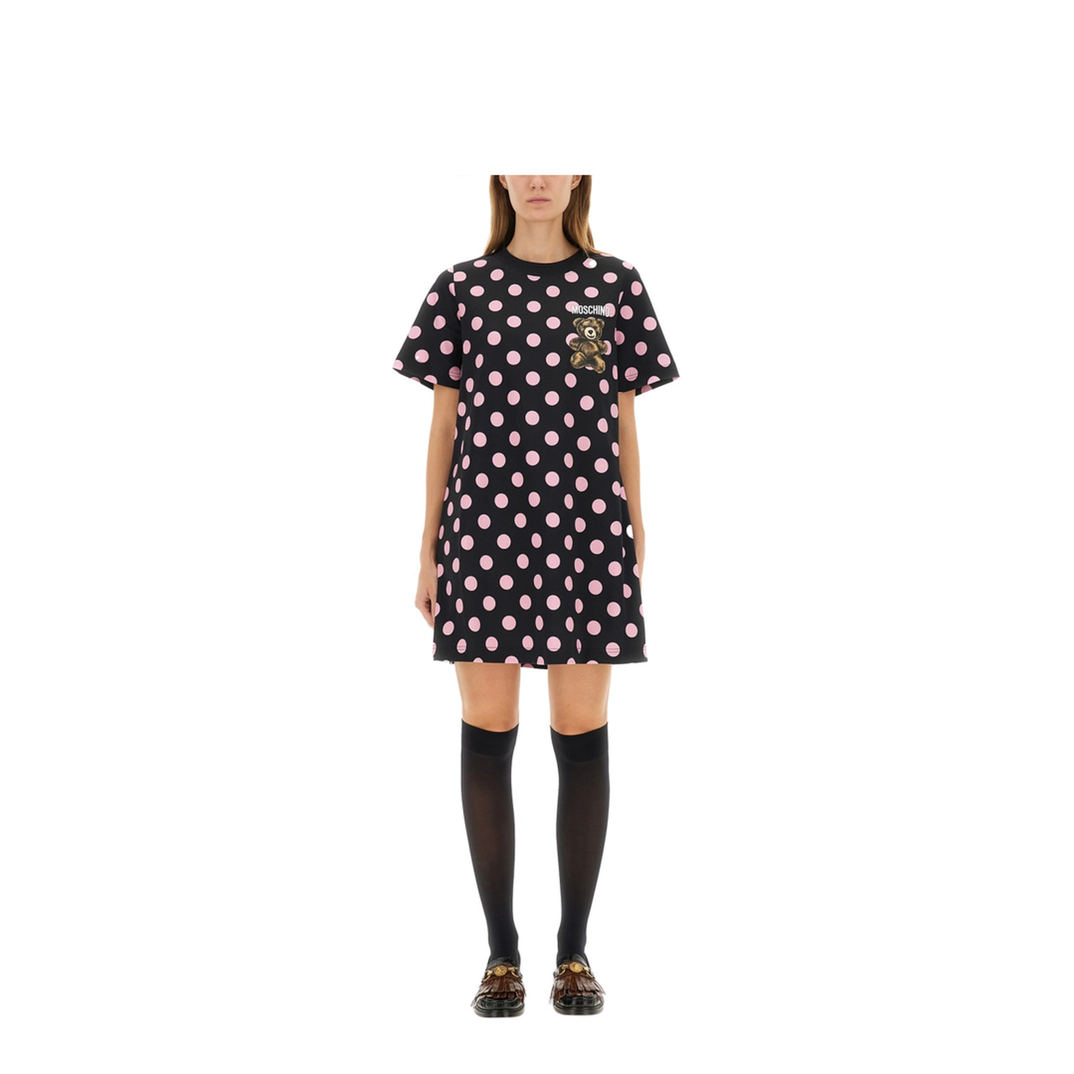 Teddy Polka Dots Dress - Image 1