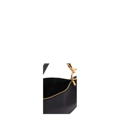 Textured Leather Shoulder Bag - Image 1