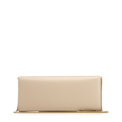 Kate Calf Leather Clutch - Dark Beige (Beige) - Image 3