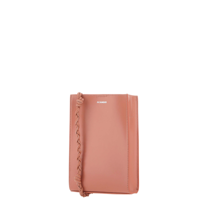 Pink Leather Small Tangle Shoulder Bag - Image 3
