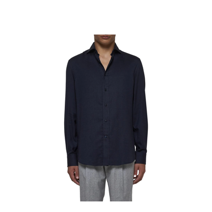 Stretch Flannel Slim Fit Shirt - Image 3