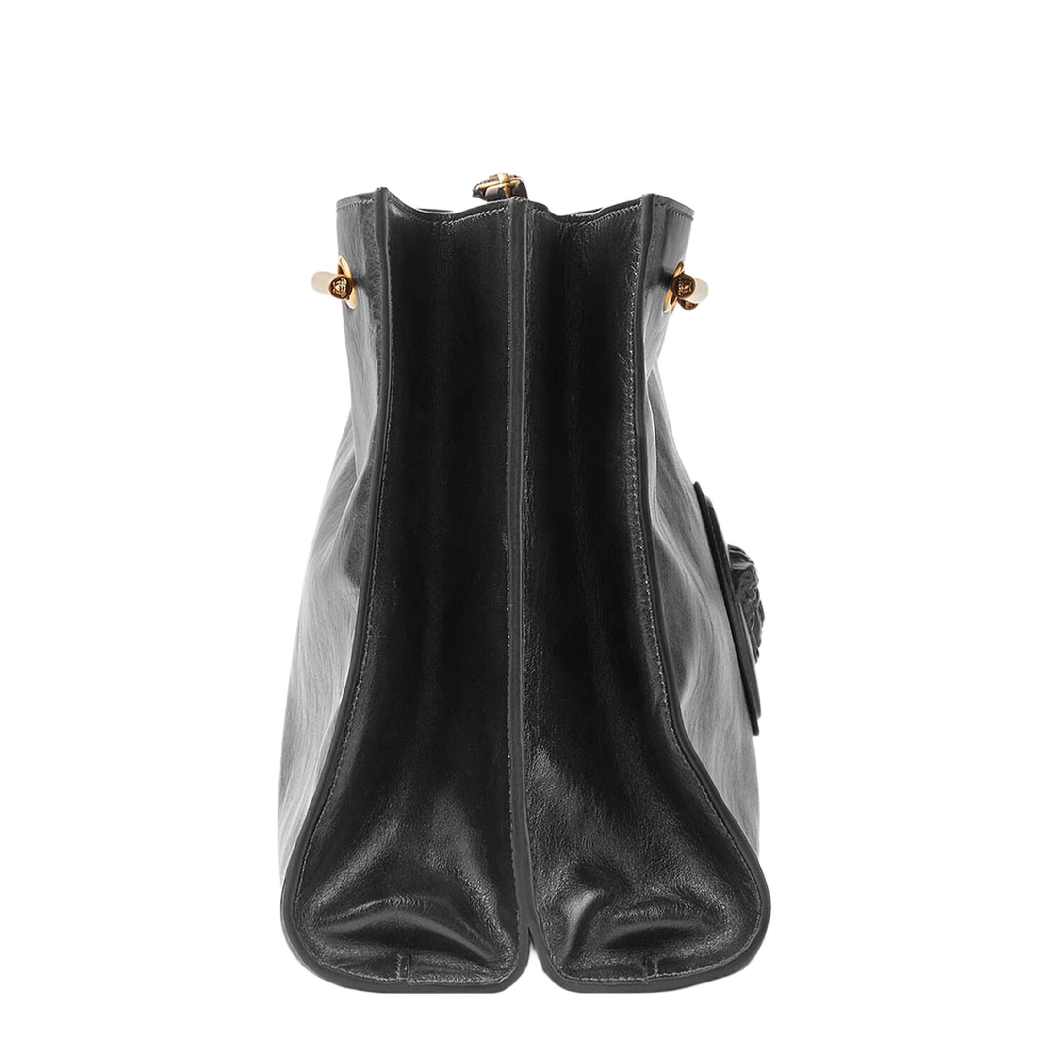 Cabine Calf Leather Shoulder Bag - Black - Image 2