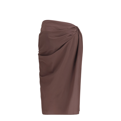 Pareo Skirt in Stretch Muslin - Image 2
