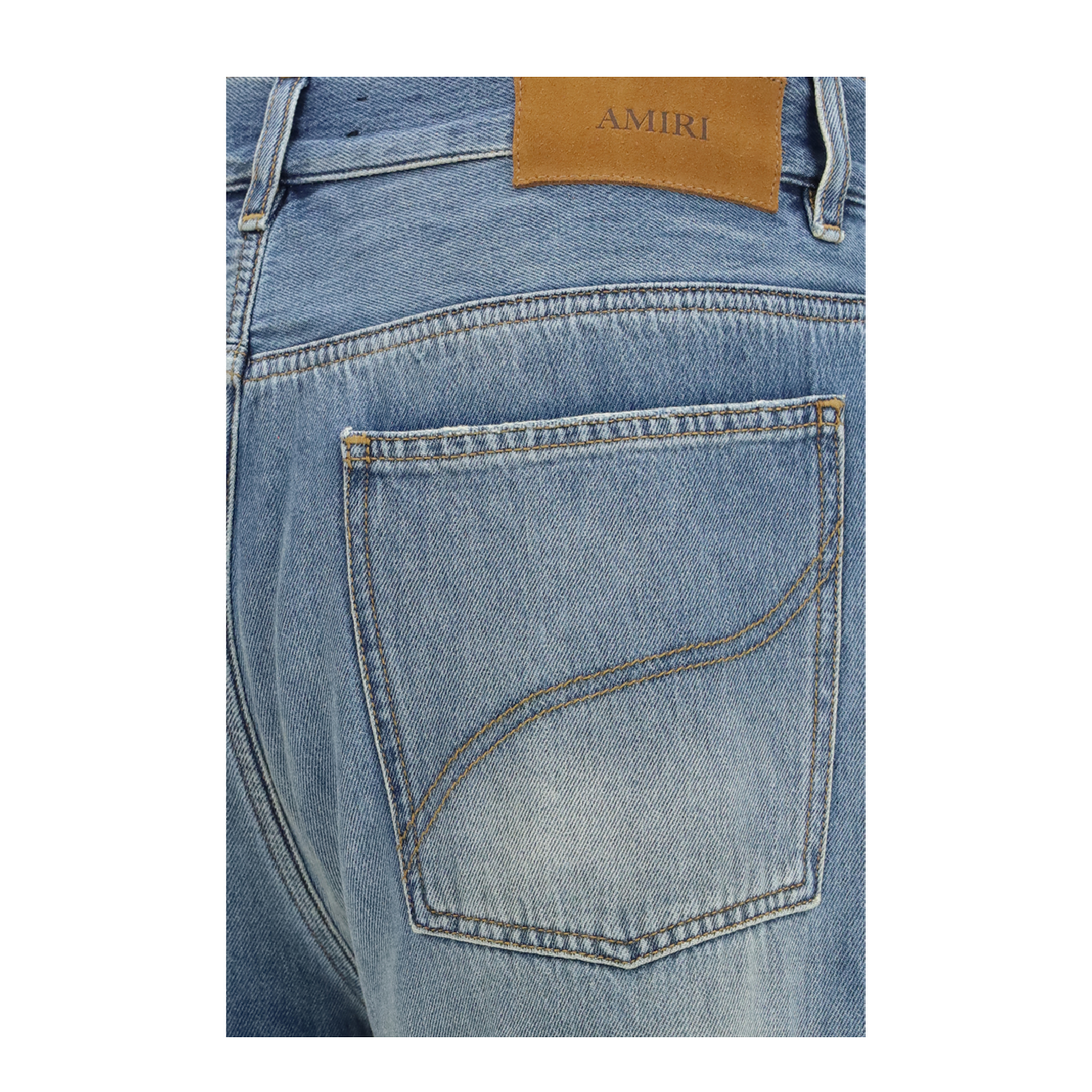 Slash Flared Distressed Jeans - Image 3