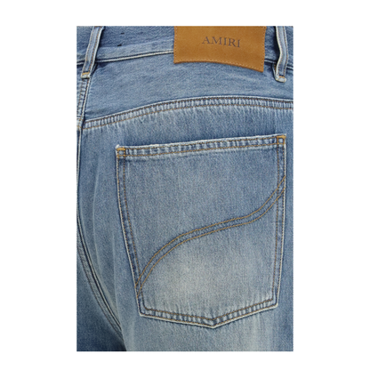Slash Flared Distressed Jeans - Image 3