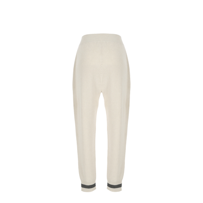 English Rib Cashmere Knit Trousers - Image 3
