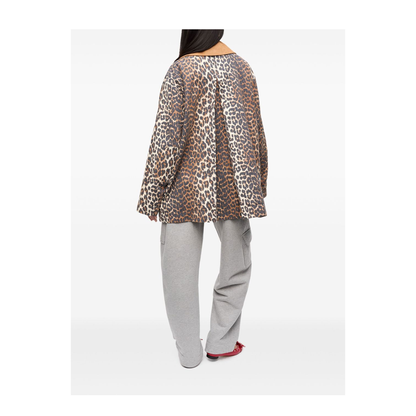 Leopard Print Midi Jacket - Image 4