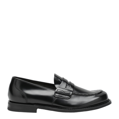 Black Leather Loafers - Image 1