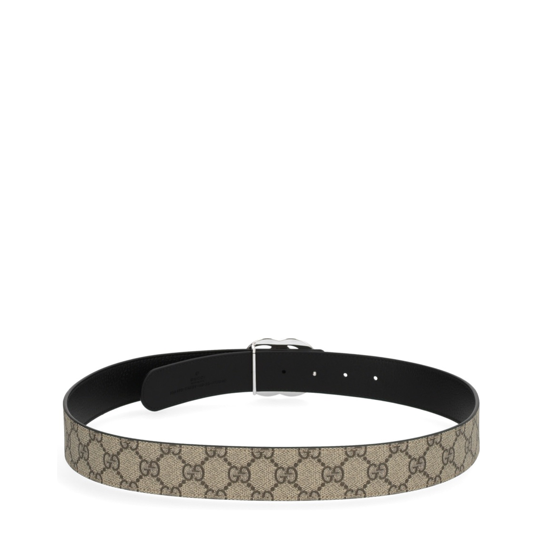Reversible Belt in Black Leather - Image 3