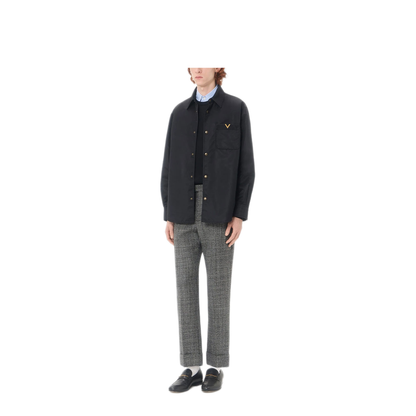Wool Jumper with Vlogo Embroidery - Image 2
